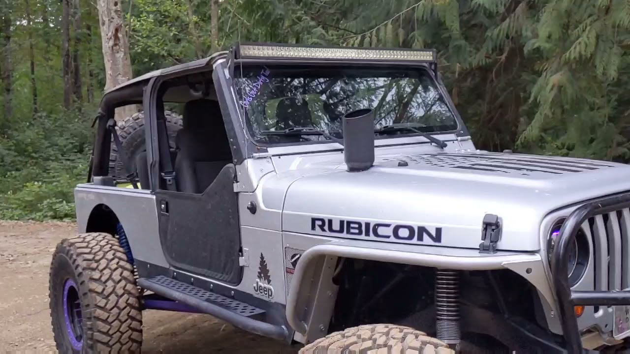  cummins jeep LJ on 14 bolt axles and 40″ nittos | REVKIT | REVKIT